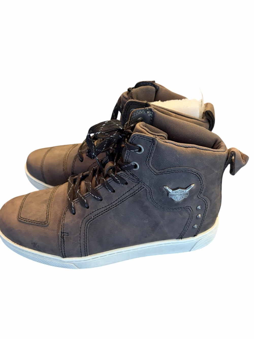 Harley Davidson Bateman 4” Metal Women’s Brown Riding Sneaker Boots